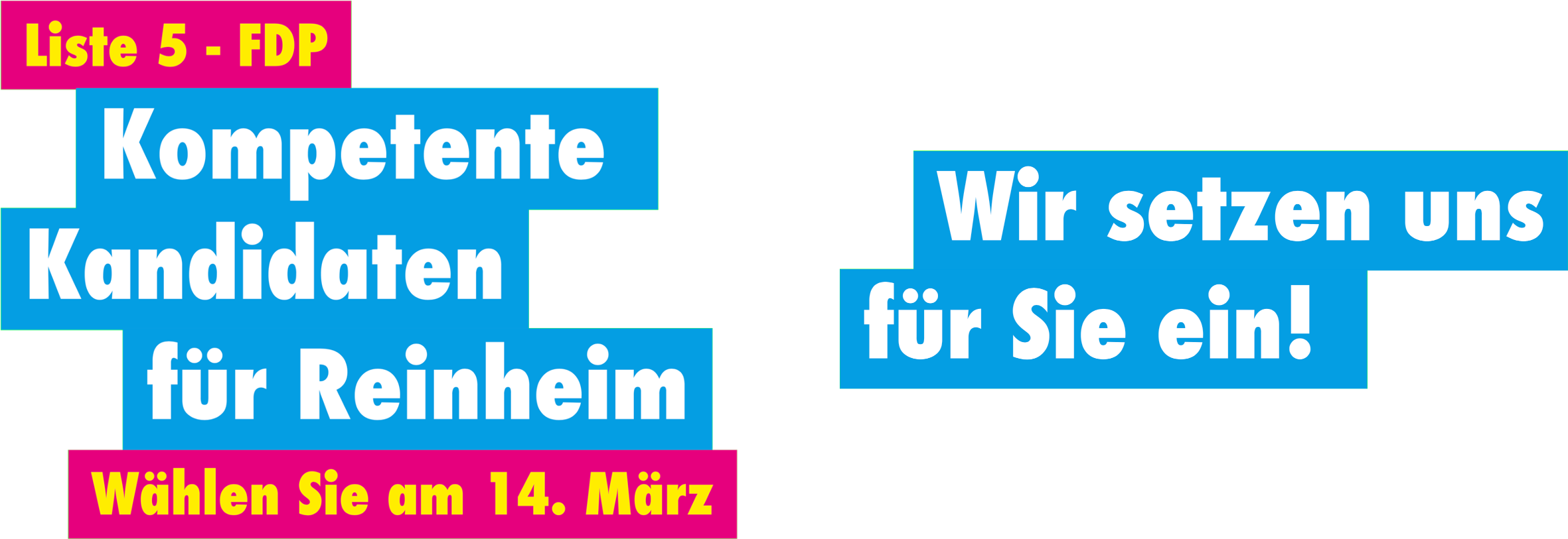 Kompetente Kandidaten fr Reinheim. Wir setzen uns fr Sie ein!